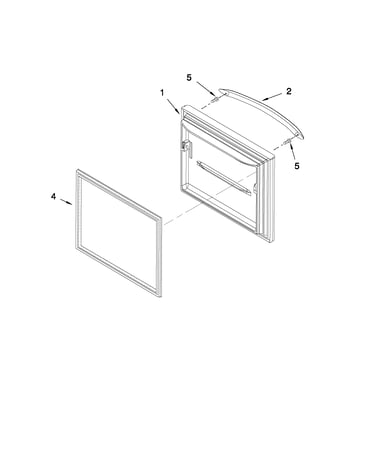 Freezer door parts