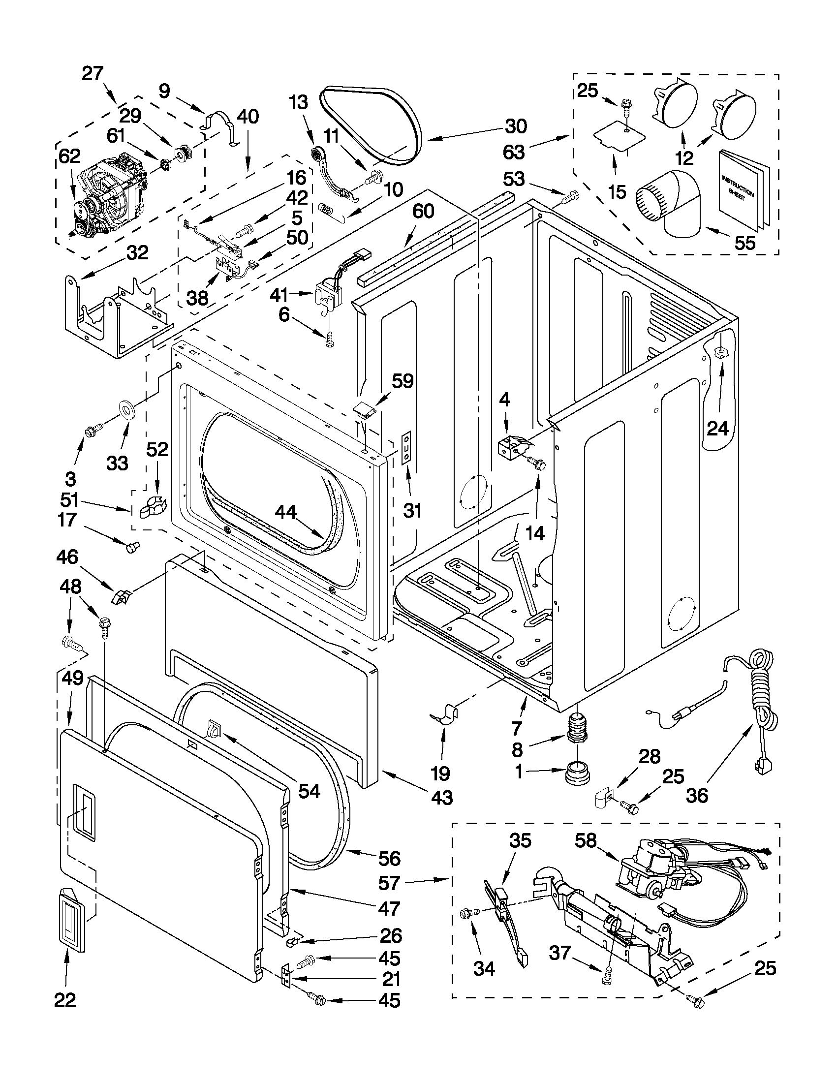 Cabinet parts