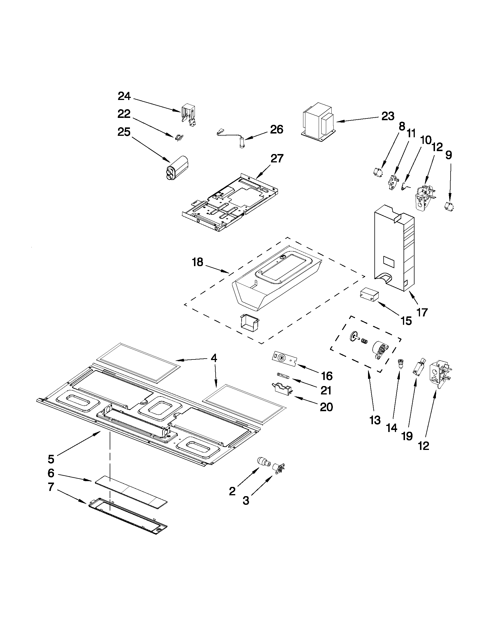 Interior and ventilation parts
