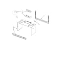 Amana AMV1160VAS1 cabinet and installation parts diagram
