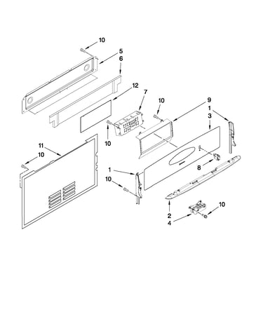Control panel parts