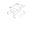 Maytag MGR5775QDW1 drawer and rack parts diagram