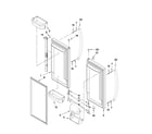 Maytag MFC2061KES6 refrigerator door parts diagram