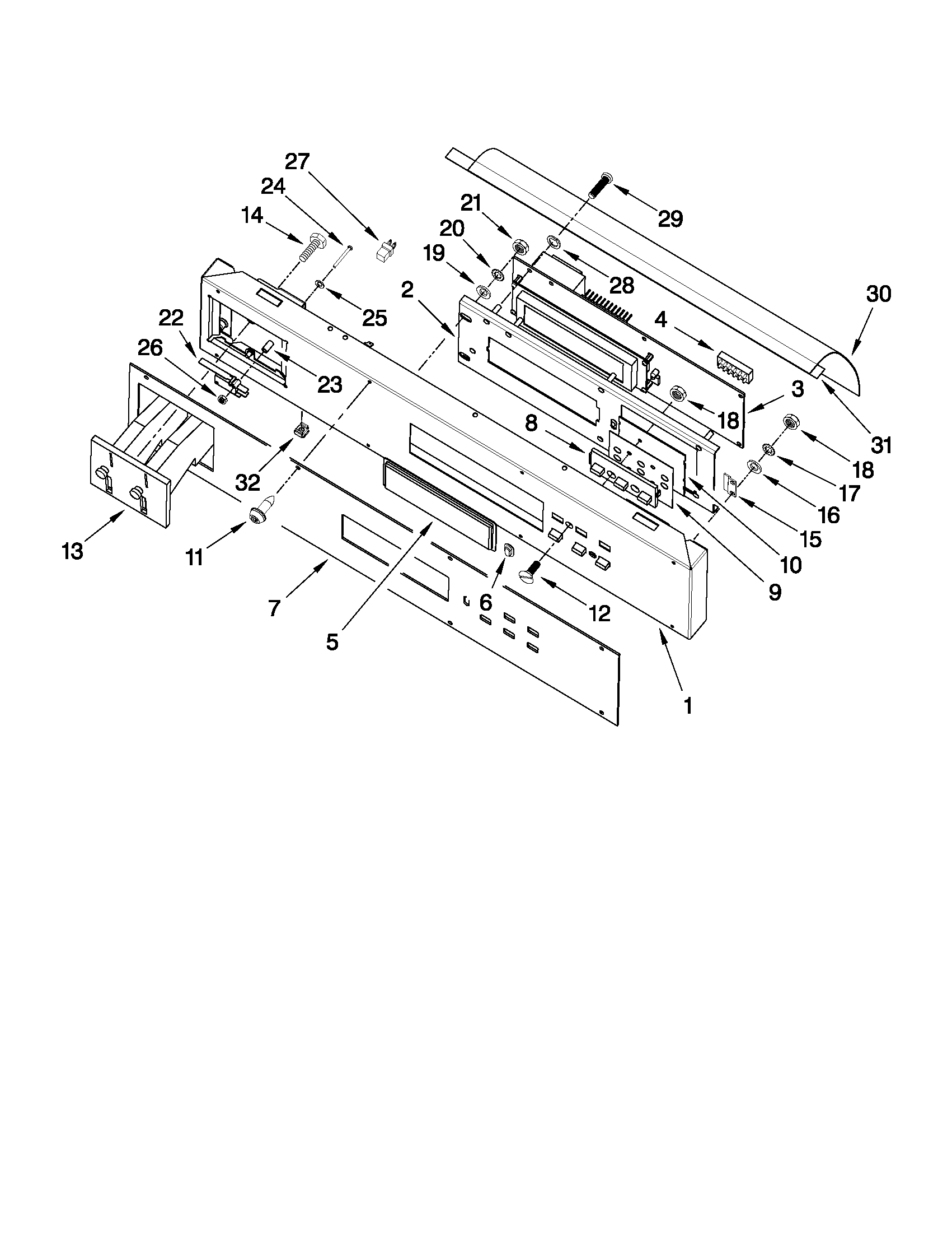Control panel parts