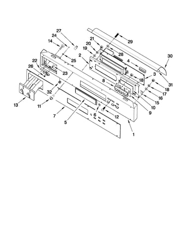 Control panel parts