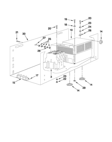 Box of electrical components