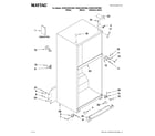 Maytag M1BXXGMYW00 cabinet parts diagram