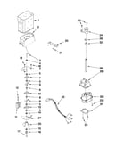 Motor and ice container parts