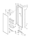 Refrigerator door parts