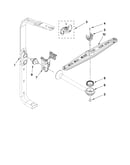 Upper wash and rinse parts