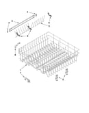 Upper rack and track parts
