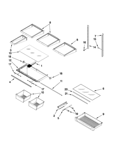 Shelf parts