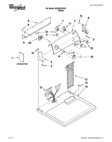 Top and console parts