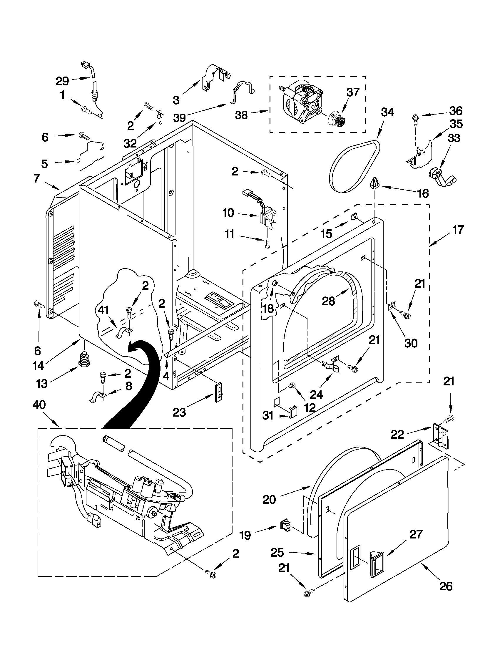 Cabinet parts