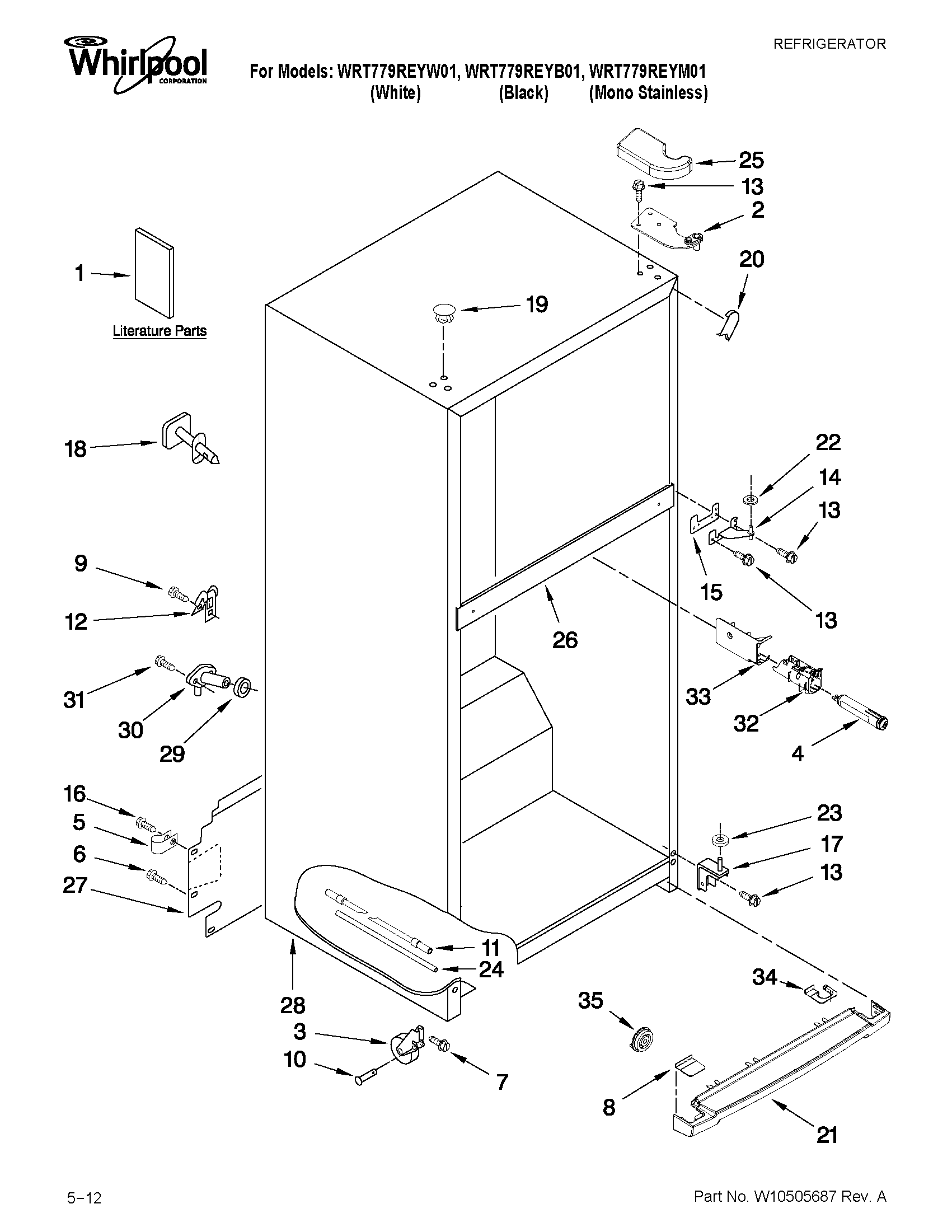 CABINET PARTS