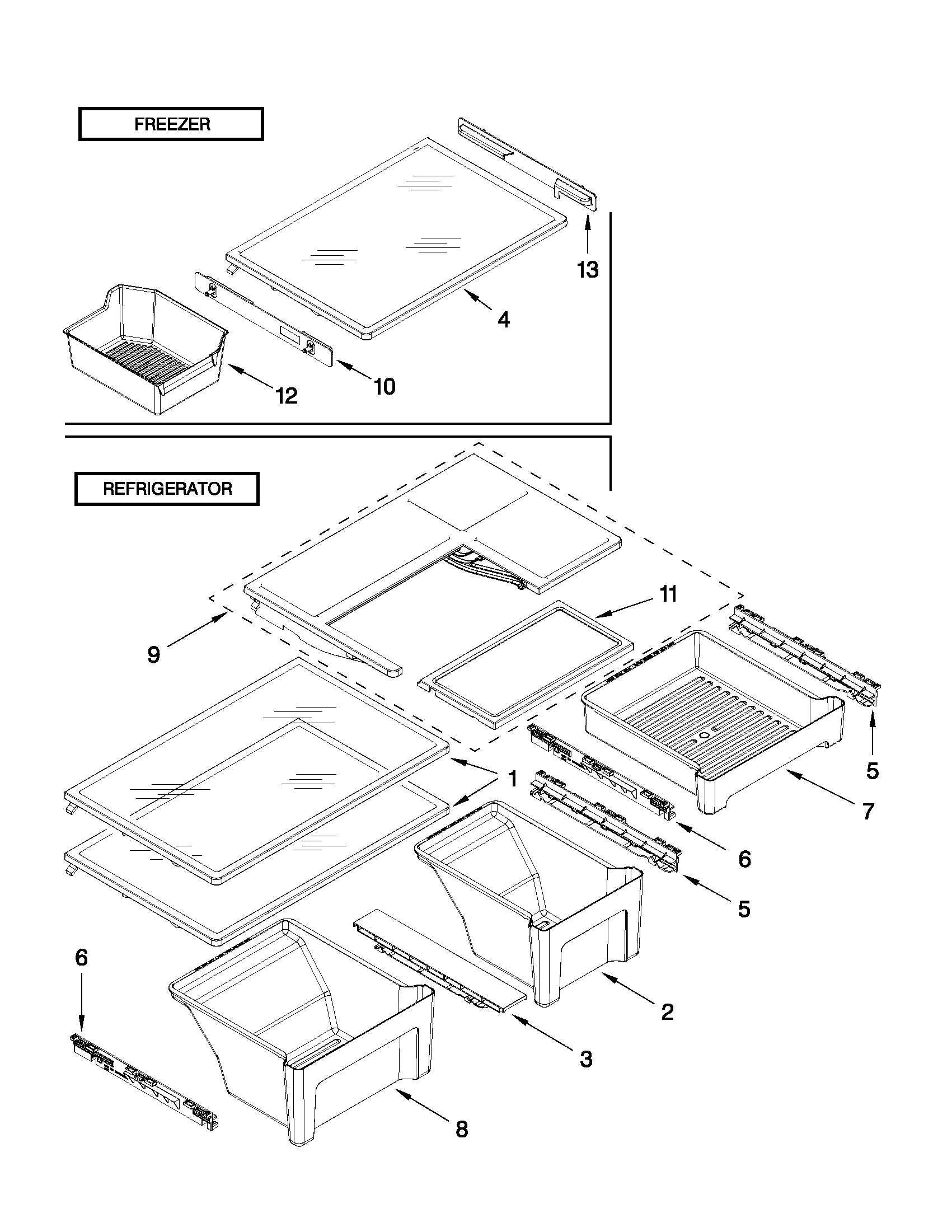 SHELF PARTS