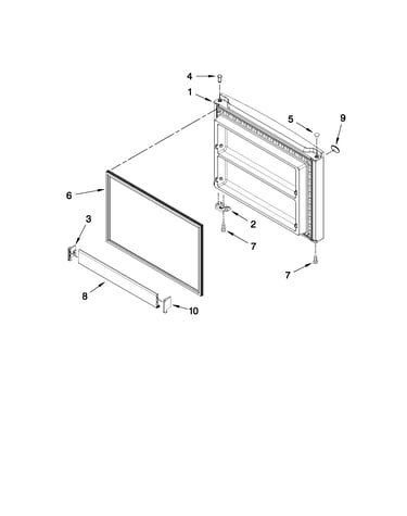 Freezer door parts