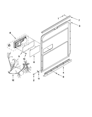 Inner door parts