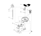 Whirlpool 7WDT950SAYM1 pump and motor parts diagram