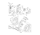 Whirlpool 3DWGD4800YQ0 bulkhead parts diagram