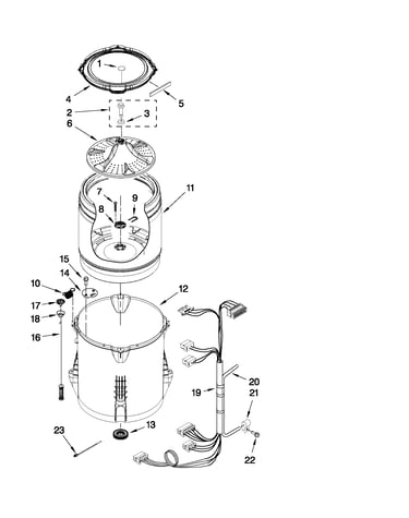 Basket and tub parts
