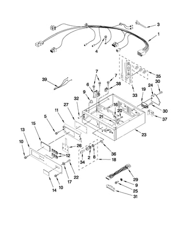 Control panel and separator parts