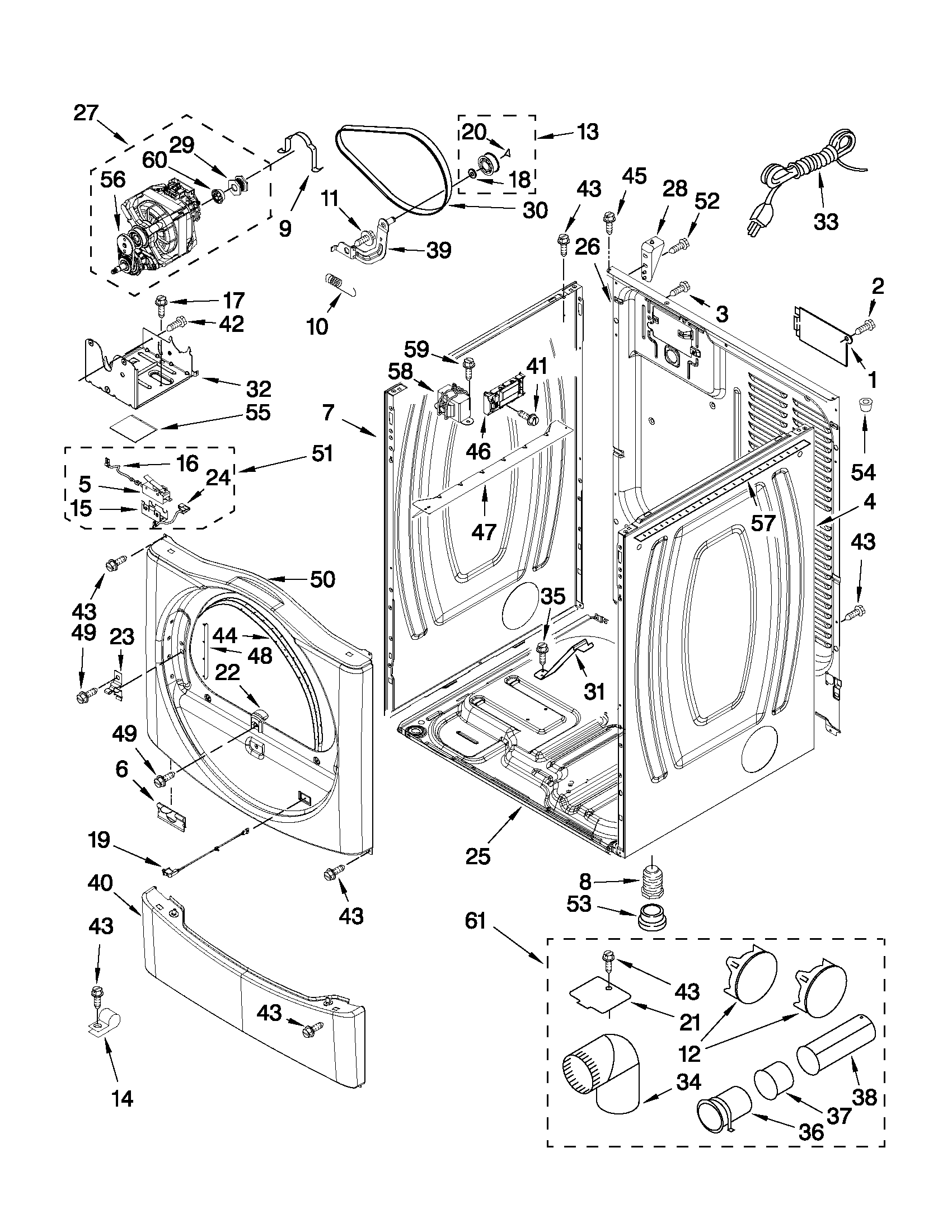 Cabinet parts