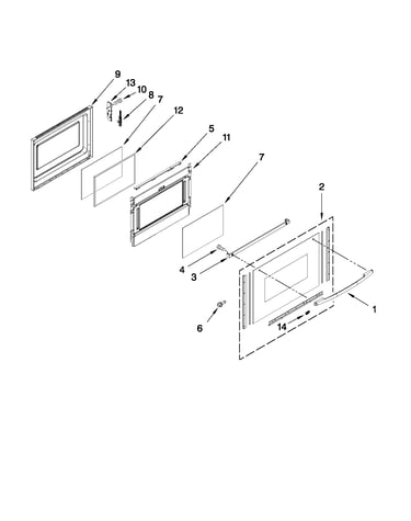 Lower door parts