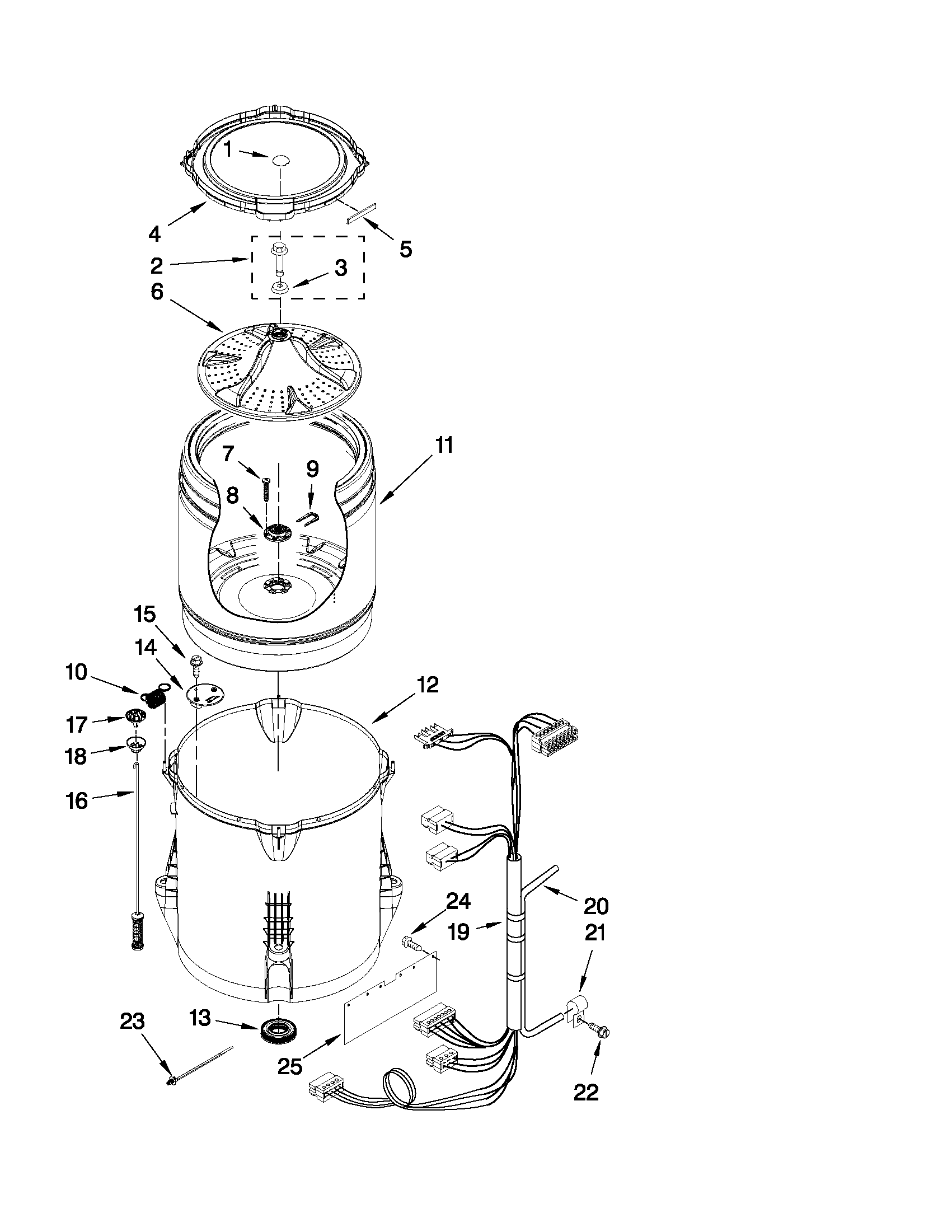 BASKET AND TUB PARTS