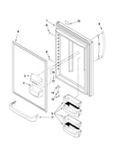 Refrigerator door parts