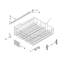 Upper rack and track parts