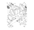 Whirlpool CGD8990XW1 bulkhead parts diagram