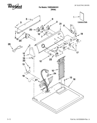 Top and console parts