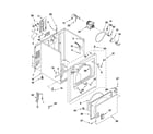 Whirlpool 3SWED4800YQ0 cabinet parts diagram