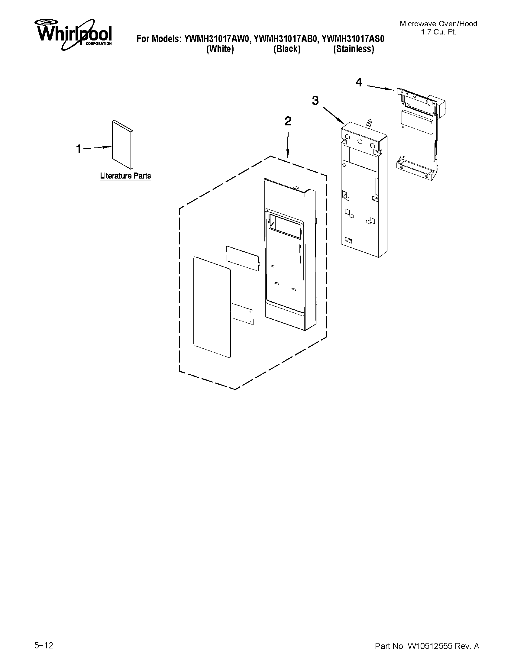 Control panel parts