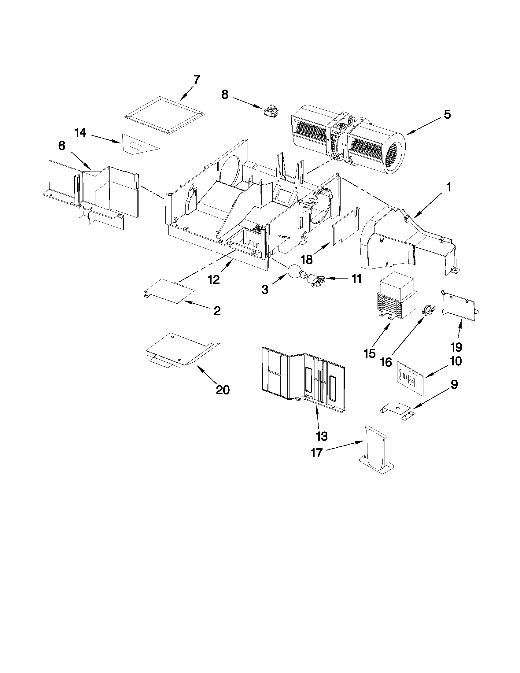 Air flow parts