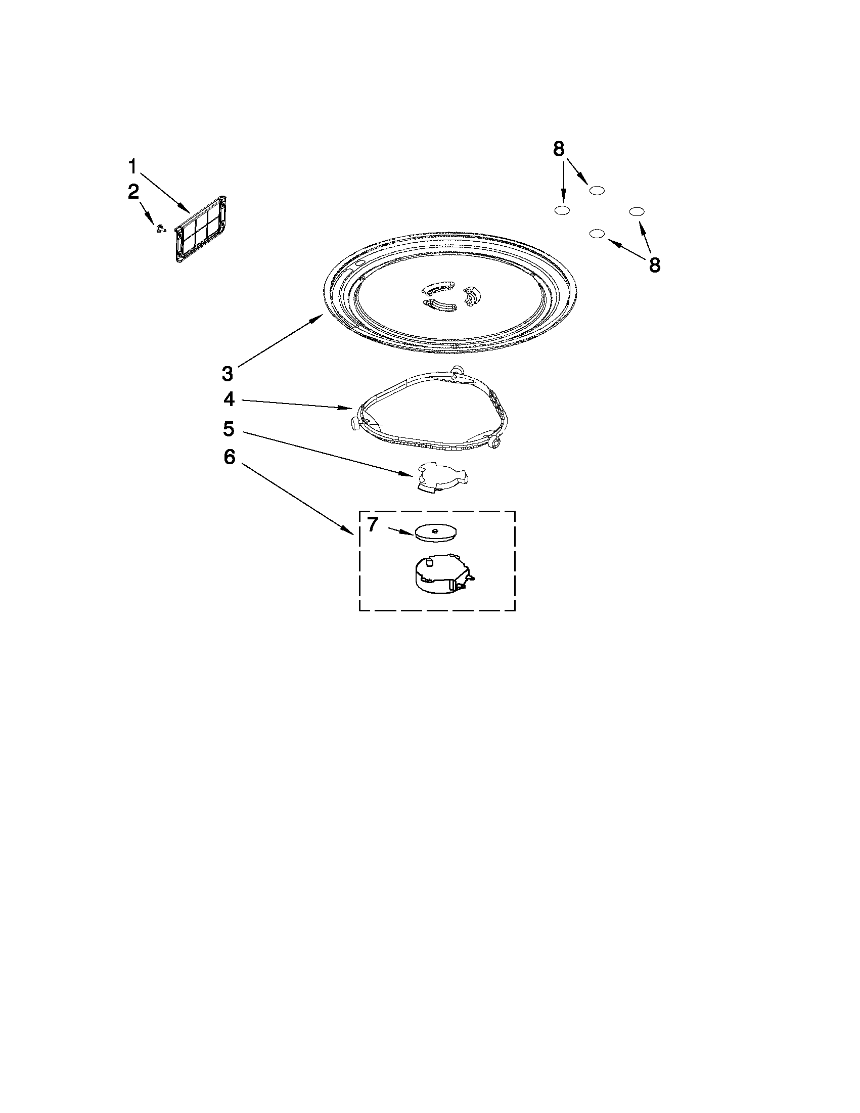 TURNTABLE PARTS