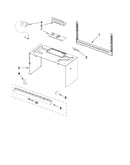 Cabinet and installation parts