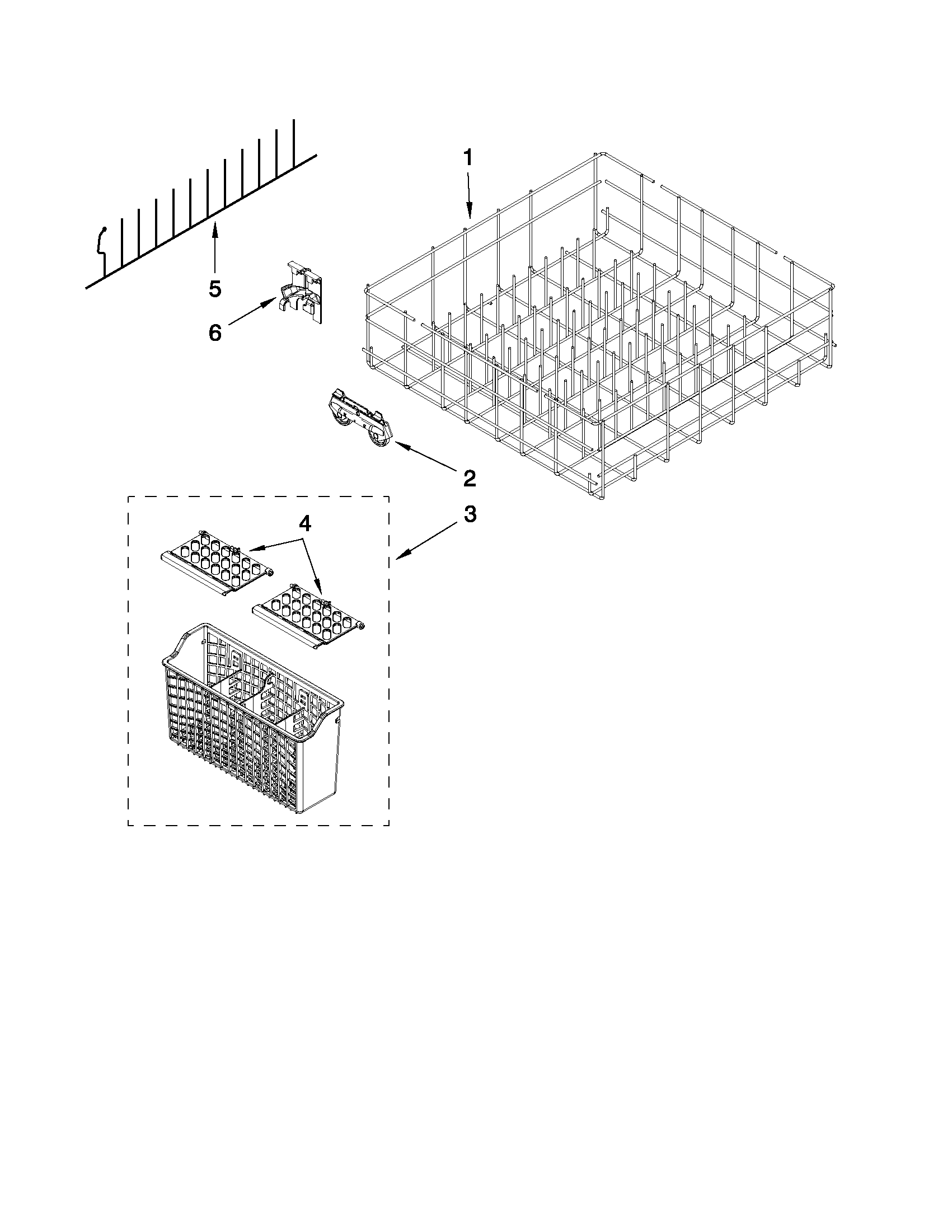 LOWER RACK PARTS