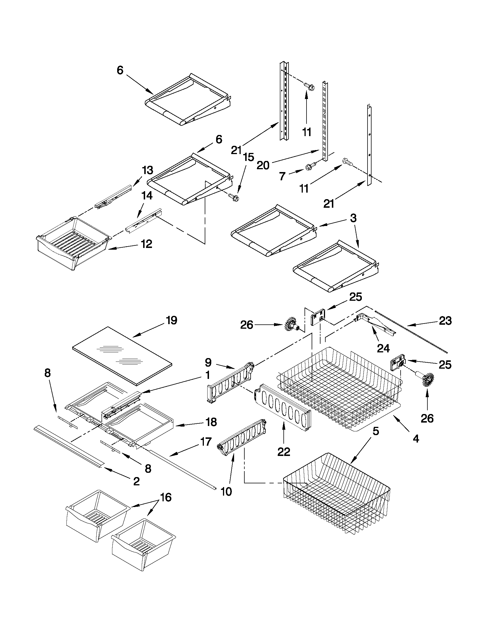 SHELF PARTS