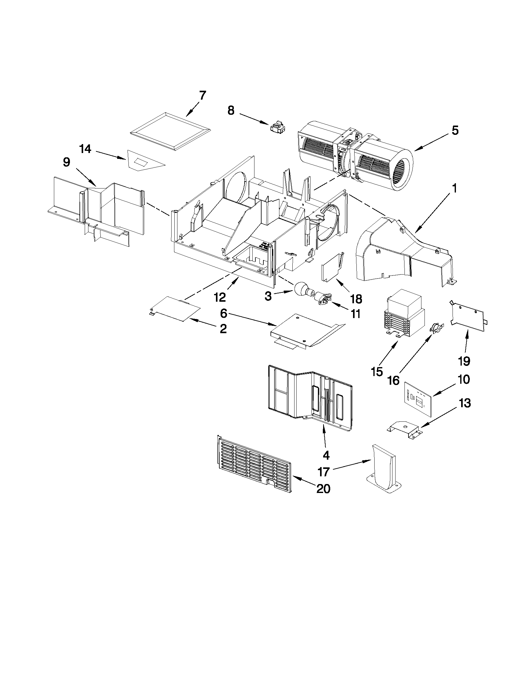 Air flow parts
