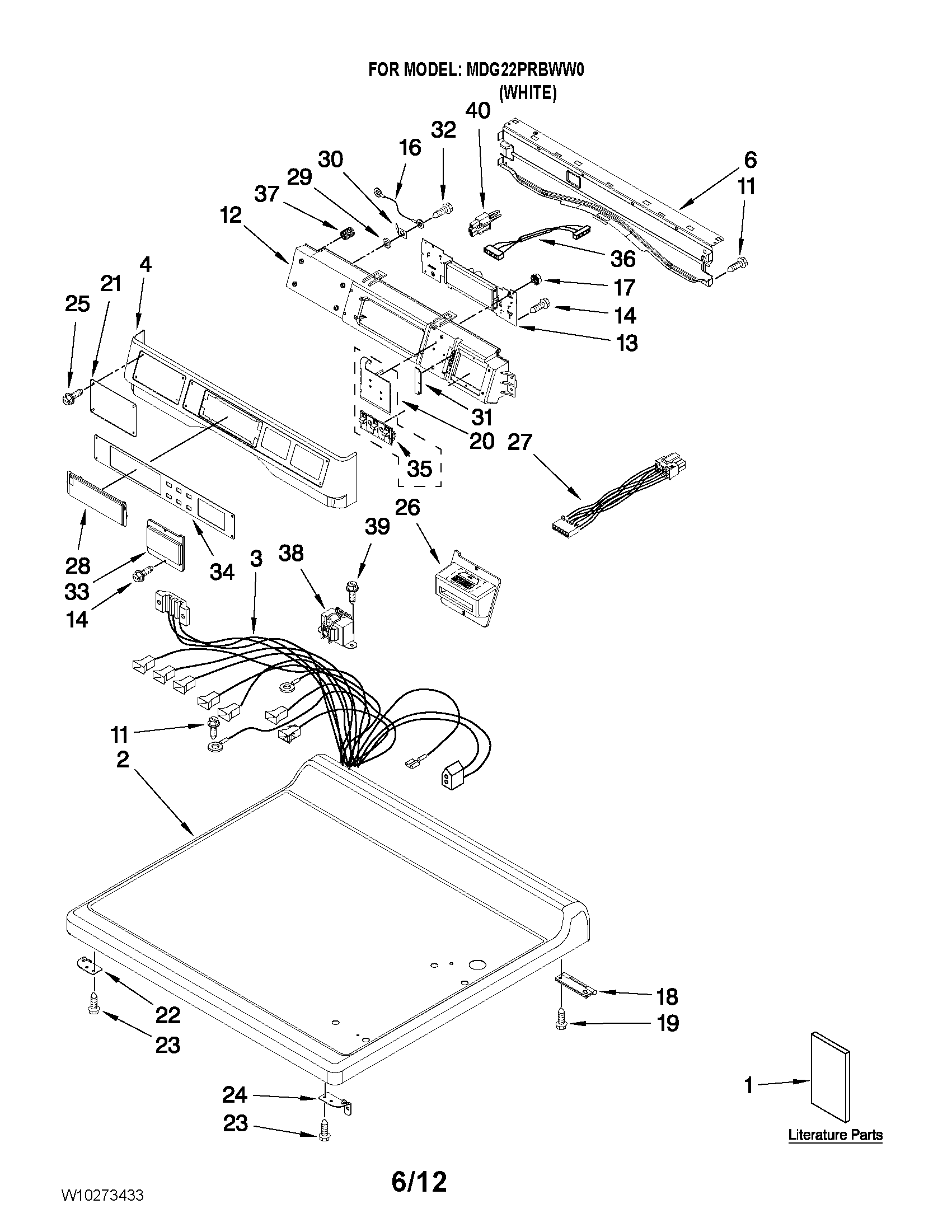 Top and console parts