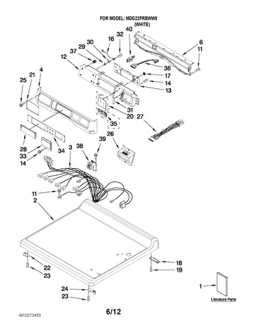 Top and console parts