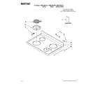 Maytag YMER7660WB0 cooktop parts diagram