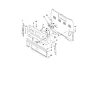 Maytag YMER7660WW0 control panel parts diagram