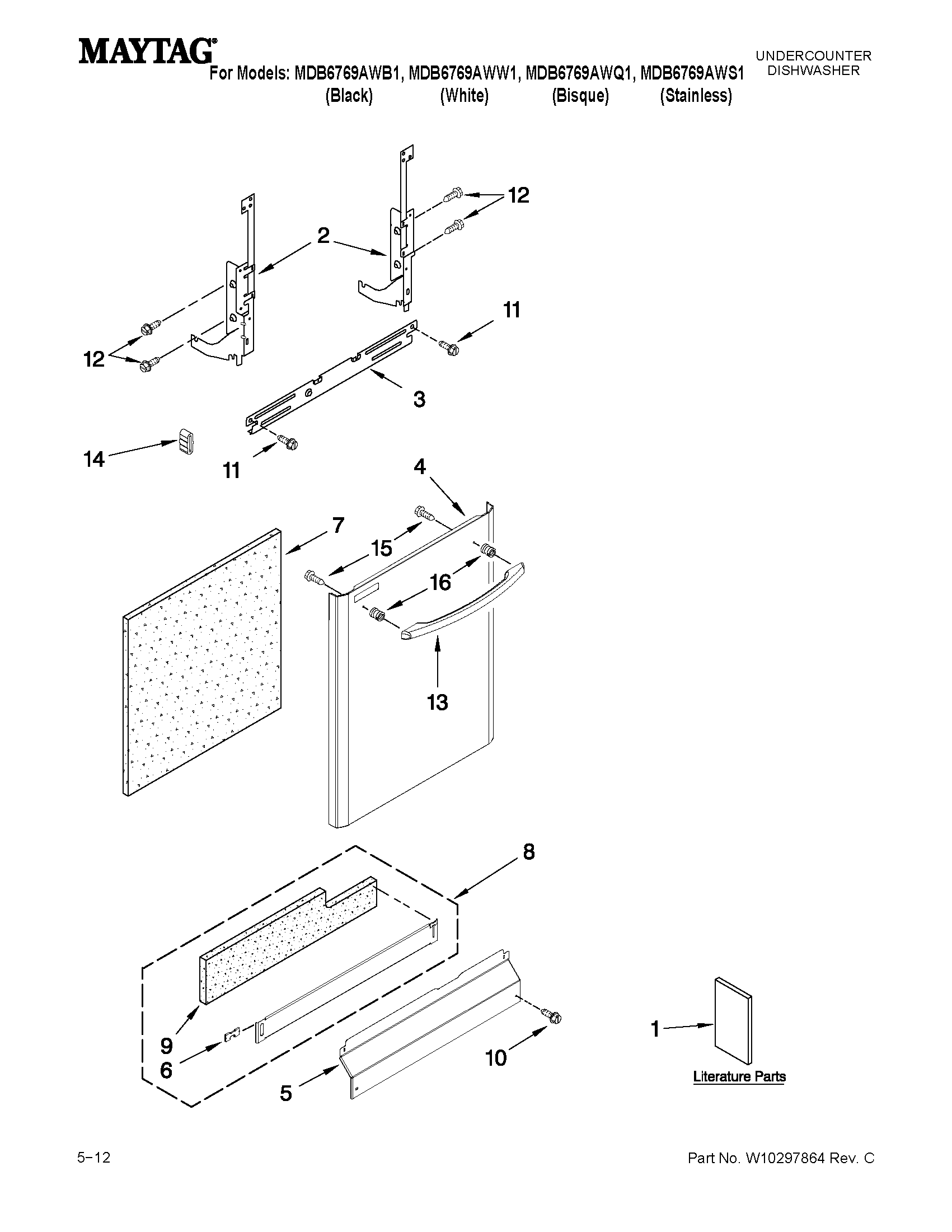 Door and panel parts