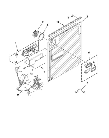 Inner door parts