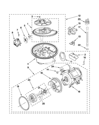 Pump and motor parts