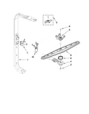 Upper wash and rinse parts