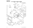 Maytag MEW7630WDW01 lower oven parts diagram
